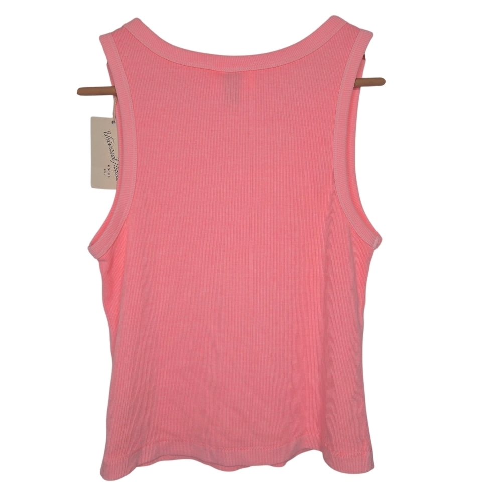 Universal Thread Pink Ribbed Tank Top - Picture 2 of 8